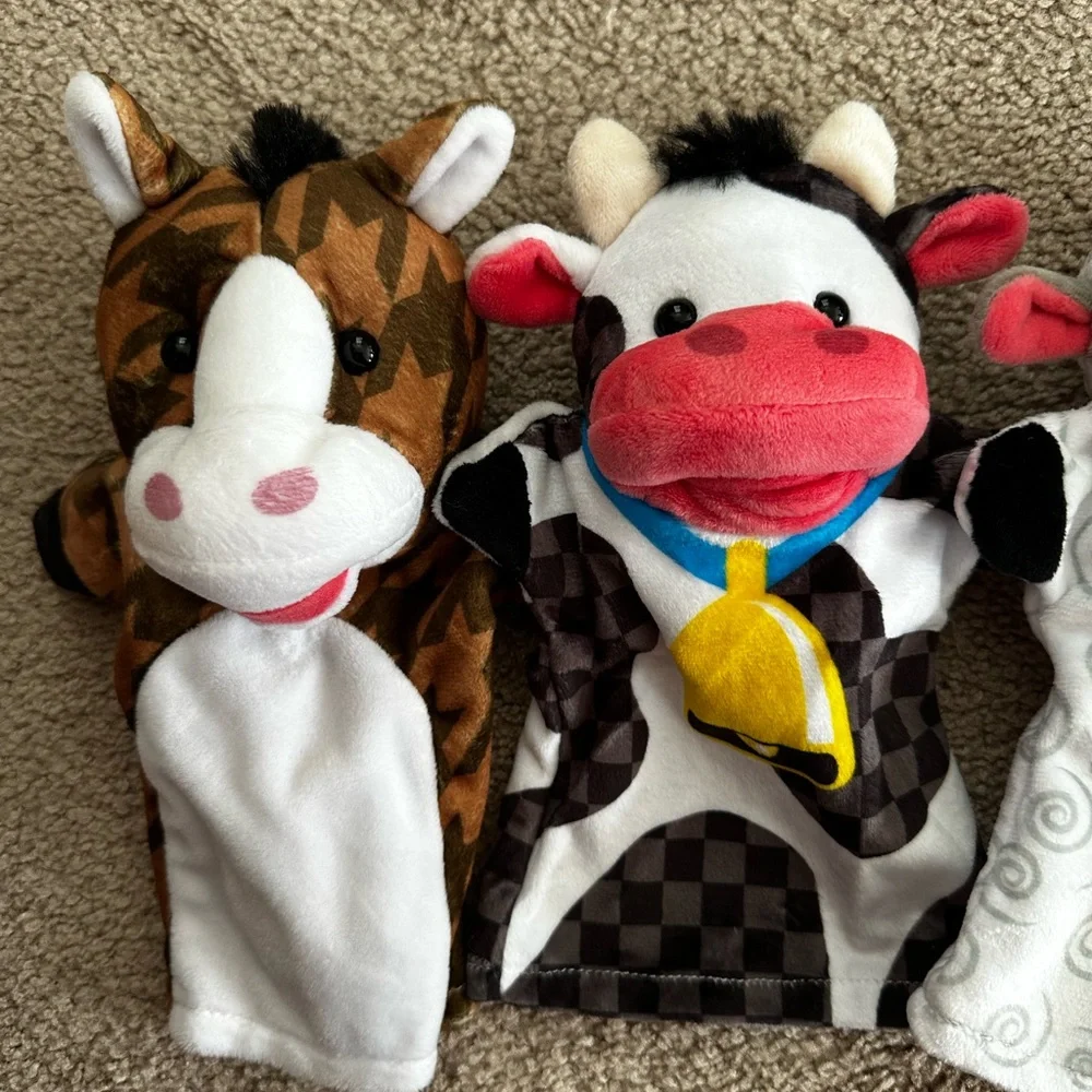 Melissa & Doug farm animal puppet set - Picture 2 of 5
